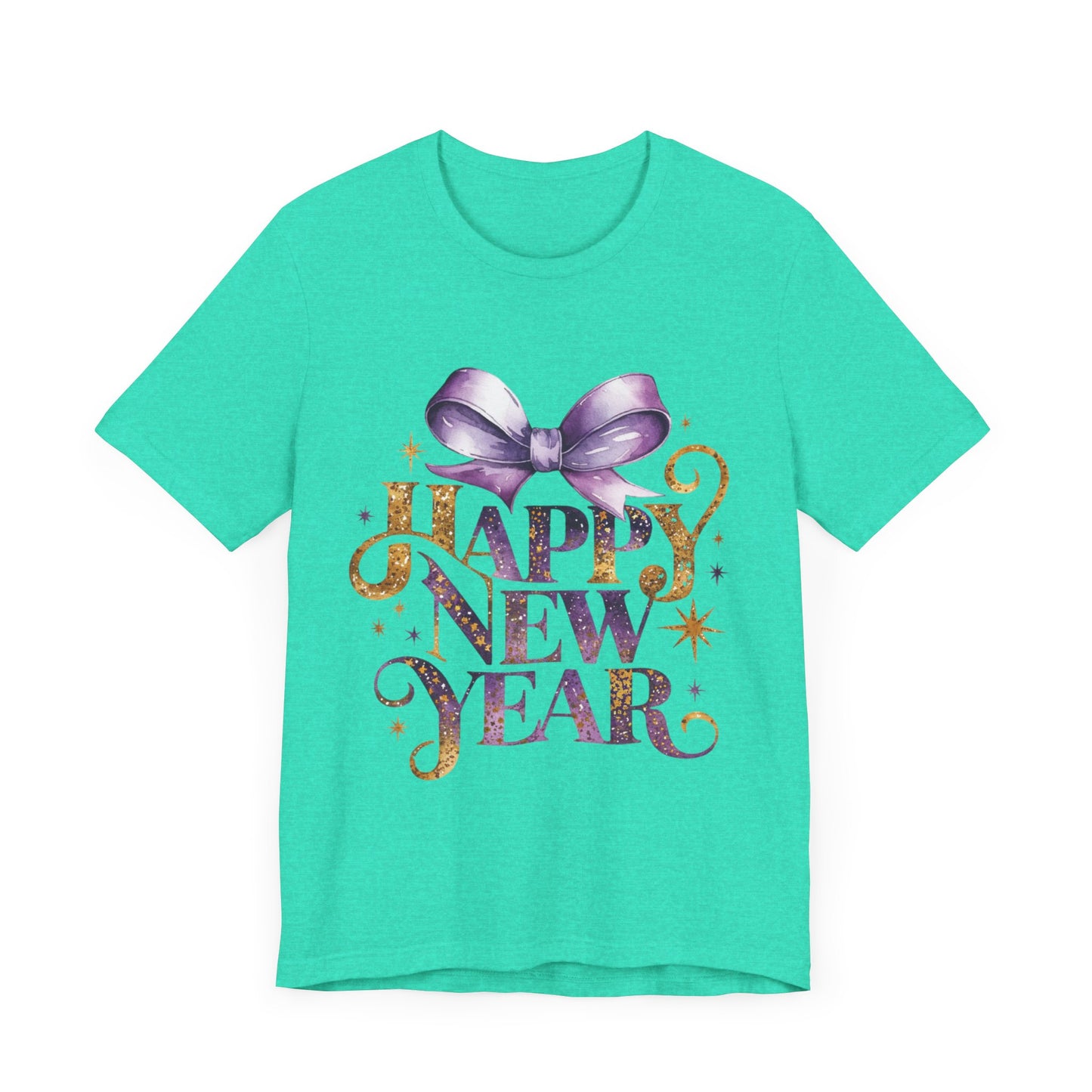 Happy New Year Unisex Jersey Tee - Festive Celebratory Shirt