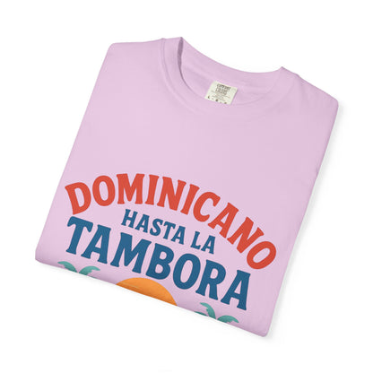 Dominican Music Graphic Tee | Unisex Garment-Dyed Shirt for Summer & Celebrations