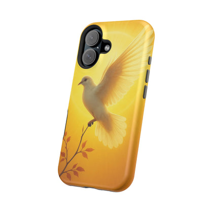 Golden Dove Magnetic Impact-Resistant Phone Case