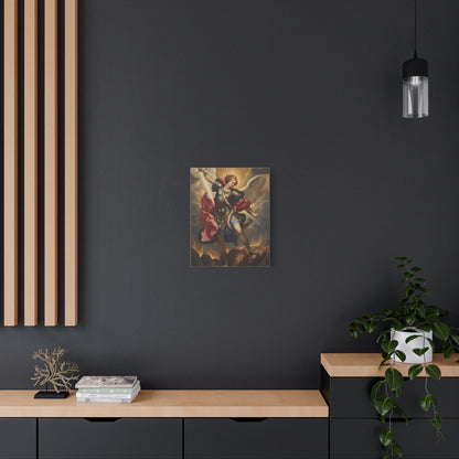St. Michael Archangel Canvas Art Wrap – Classic Religious Wall Art