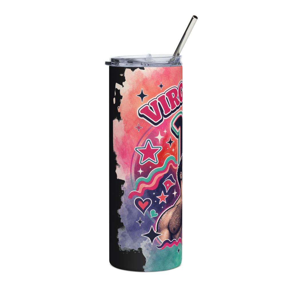 Virgo Pride 20oz Stainless Steel Tumbler — Rainbow Zodiac Drink Cup