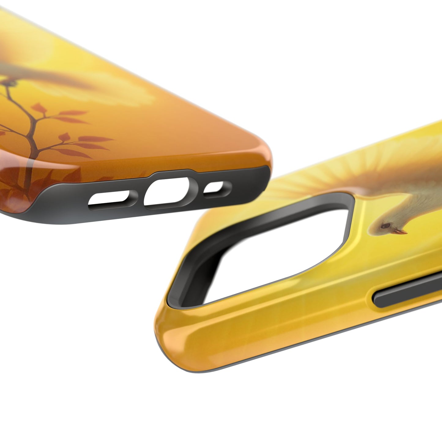 Golden Dove Magnetic Impact-Resistant Phone Case