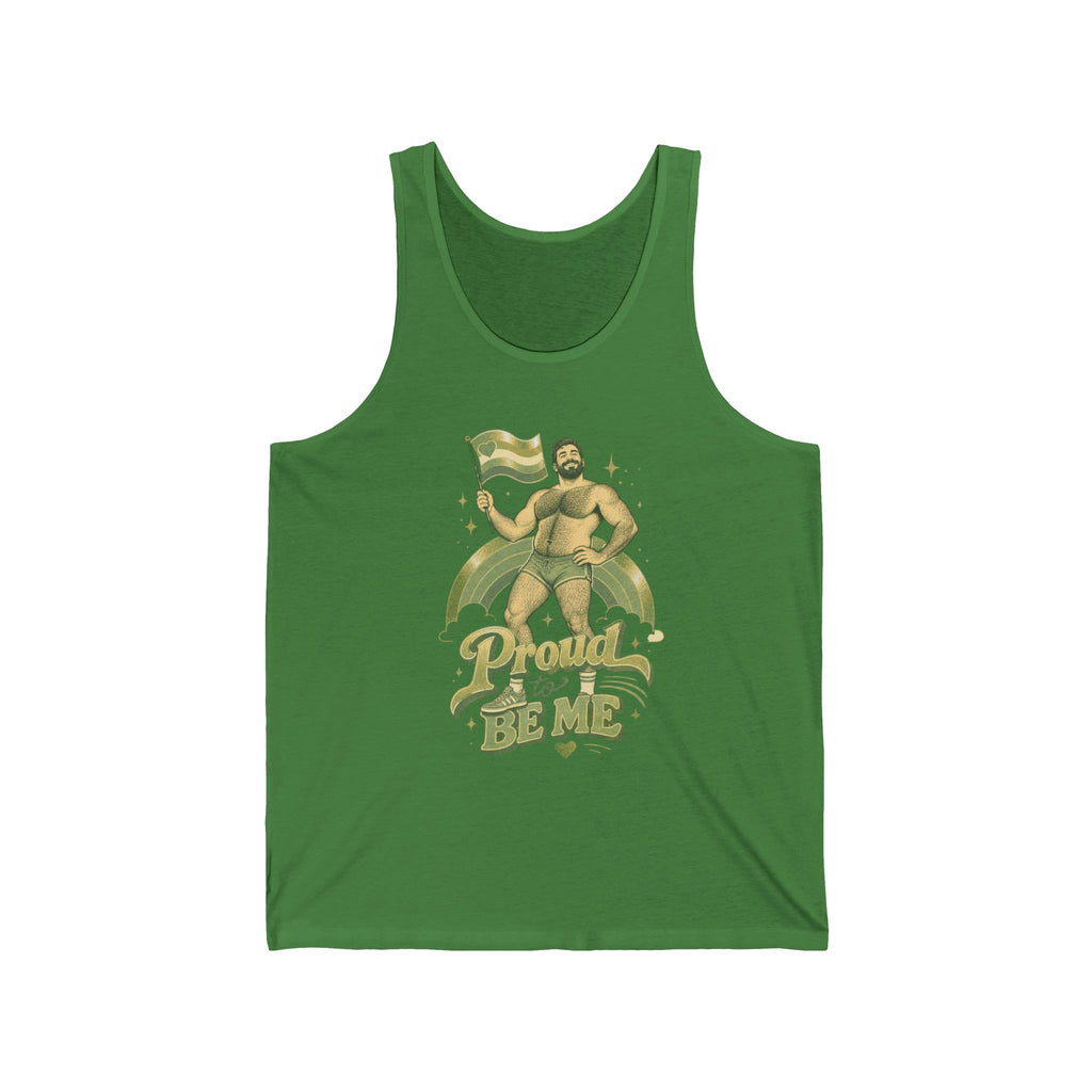 Proud to Be Me Tank Top — LGBTQ+ Pride Bear Graphic Tank