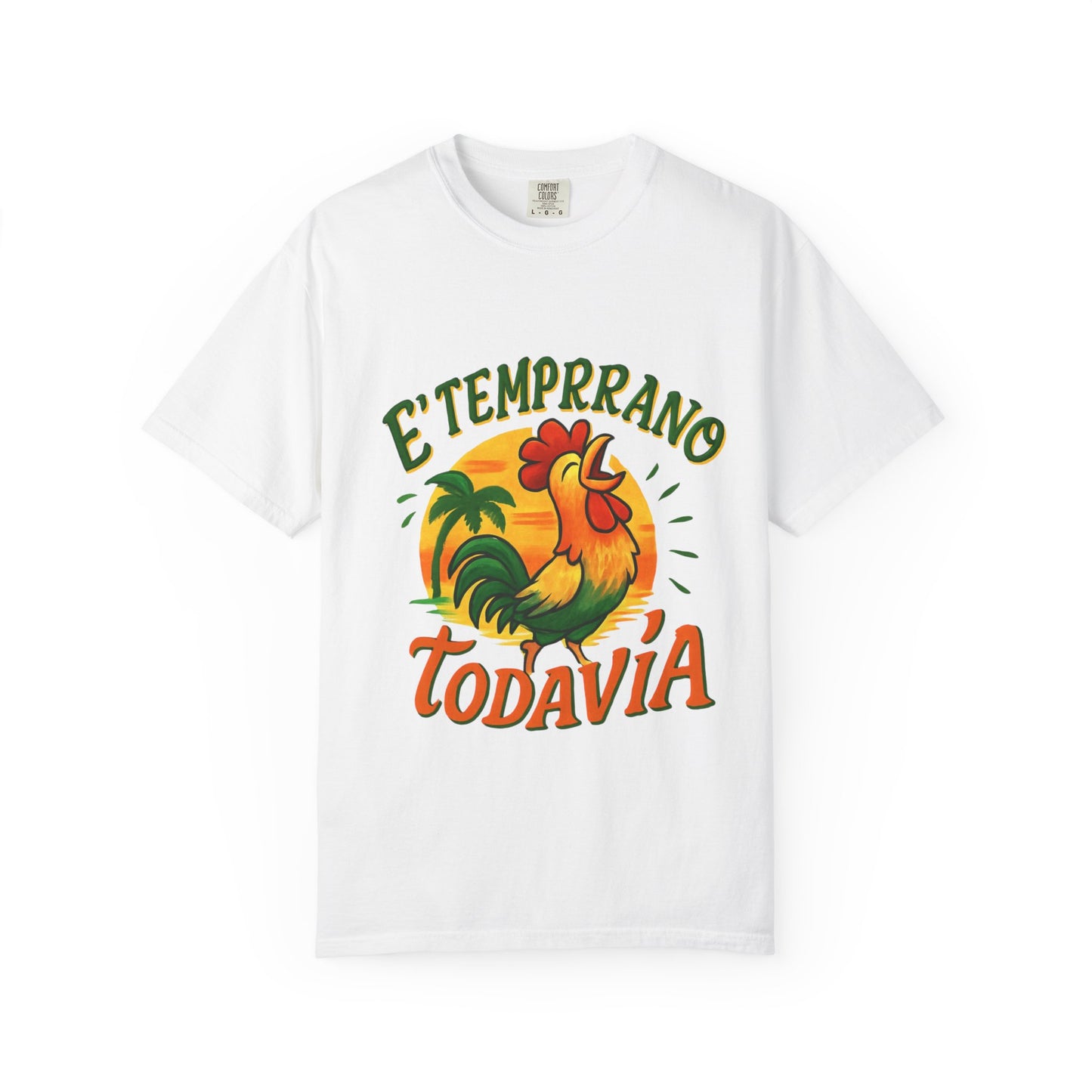 Vintage Rooster T-Shirt | Tropical Graphic Design, Perfect Gift for Summer Lovers