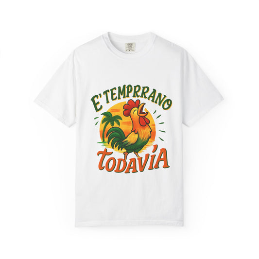 Vintage Rooster T-Shirt | Tropical Graphic Design, Perfect Gift for Summer Lovers