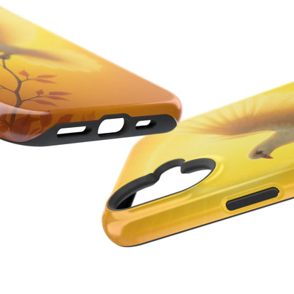 Golden Dove Magnetic Impact-Resistant Phone Case