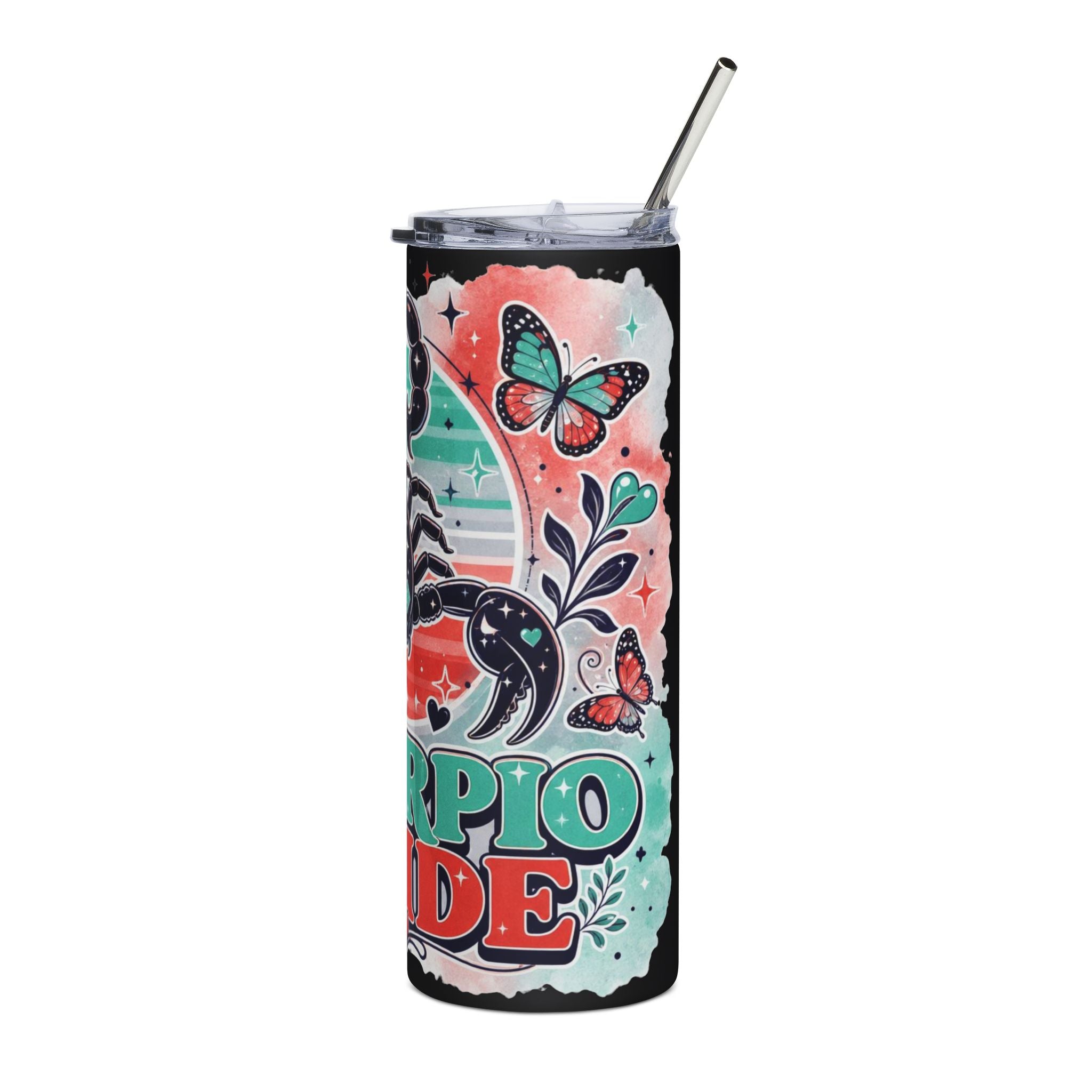Scorpio Pride 20oz Stainless Tumbler — Zodiac Scorpion Design