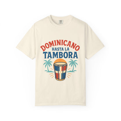 Dominican Music Graphic Tee | Unisex Garment-Dyed Shirt for Summer & Celebrations