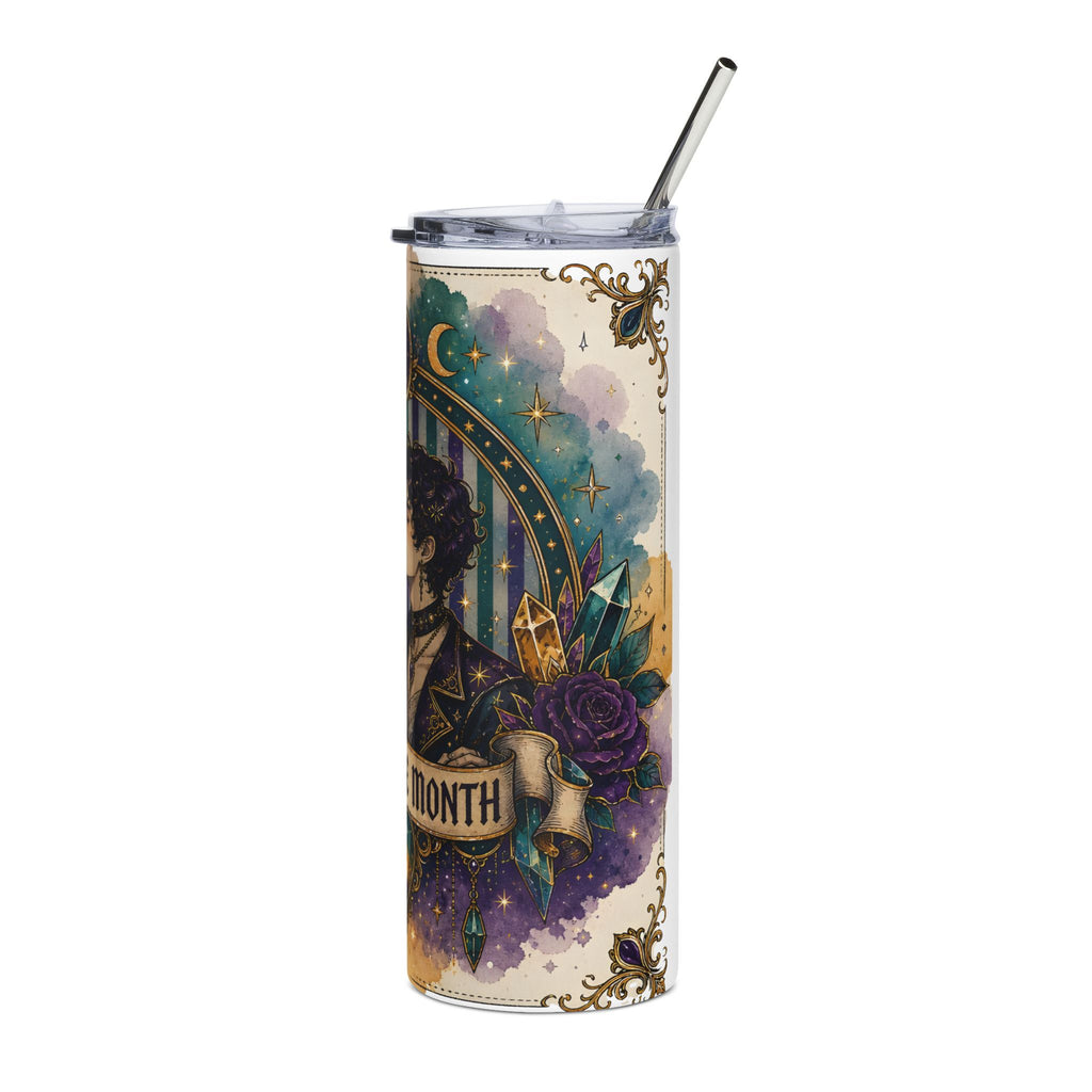 Gemini Pride Stainless Steel Tumbler — "Gay Pride Month" 20oz Travel Cup