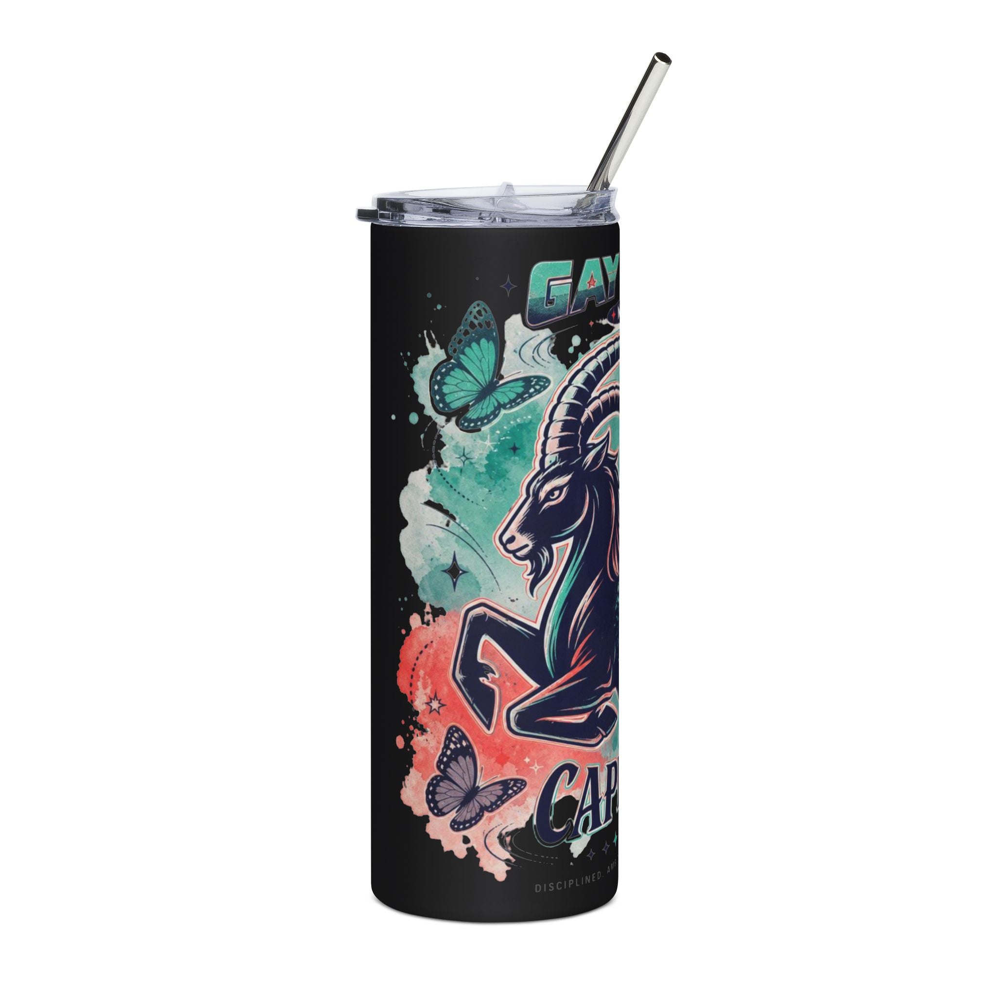 Capricorn Pride 20oz Stainless Steel Tumbler – Zodiac Goat Design