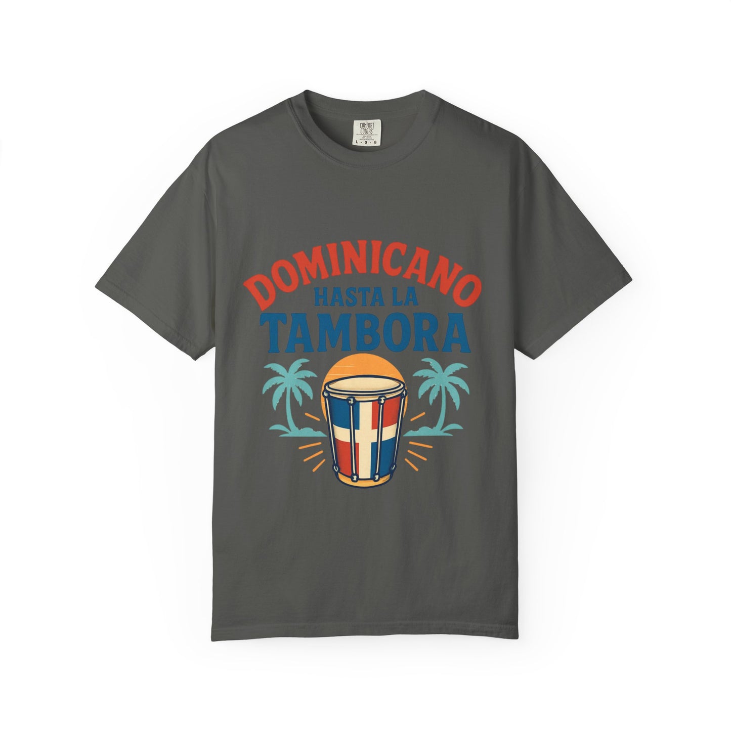 Dominican Music Graphic Tee | Unisex Garment-Dyed Shirt for Summer & Celebrations