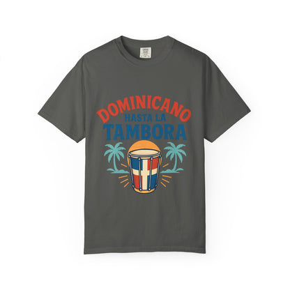 Dominican Music Graphic Tee | Unisex Garment-Dyed Shirt for Summer & Celebrations