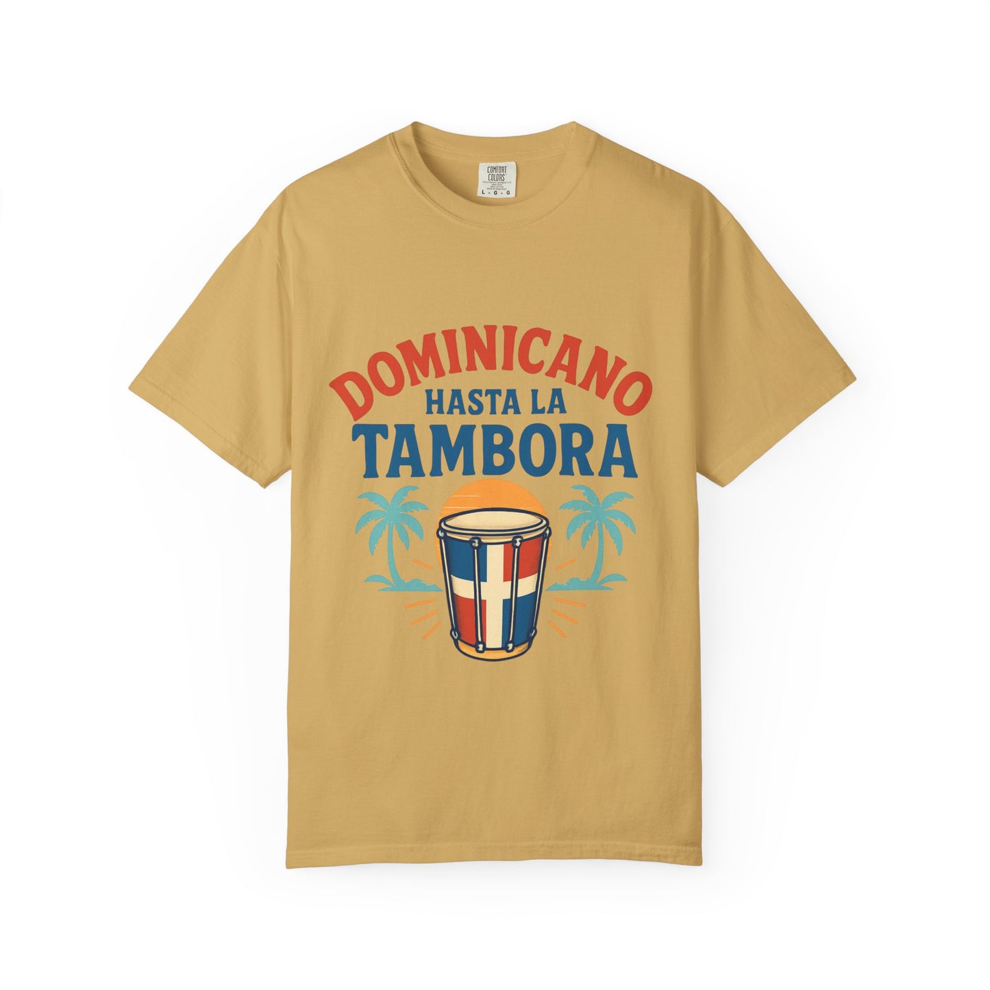 Dominican Music Graphic Tee | Unisex Garment-Dyed Shirt for Summer & Celebrations