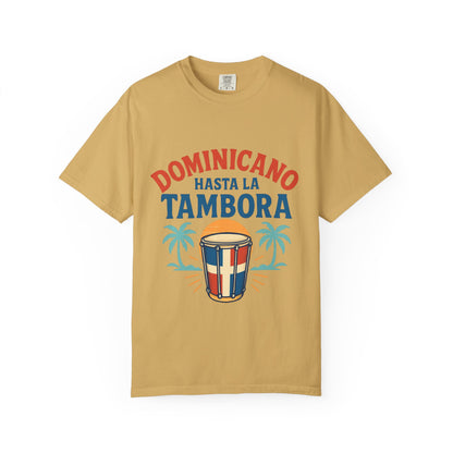 Dominican Music Graphic Tee | Unisex Garment-Dyed Shirt for Summer & Celebrations