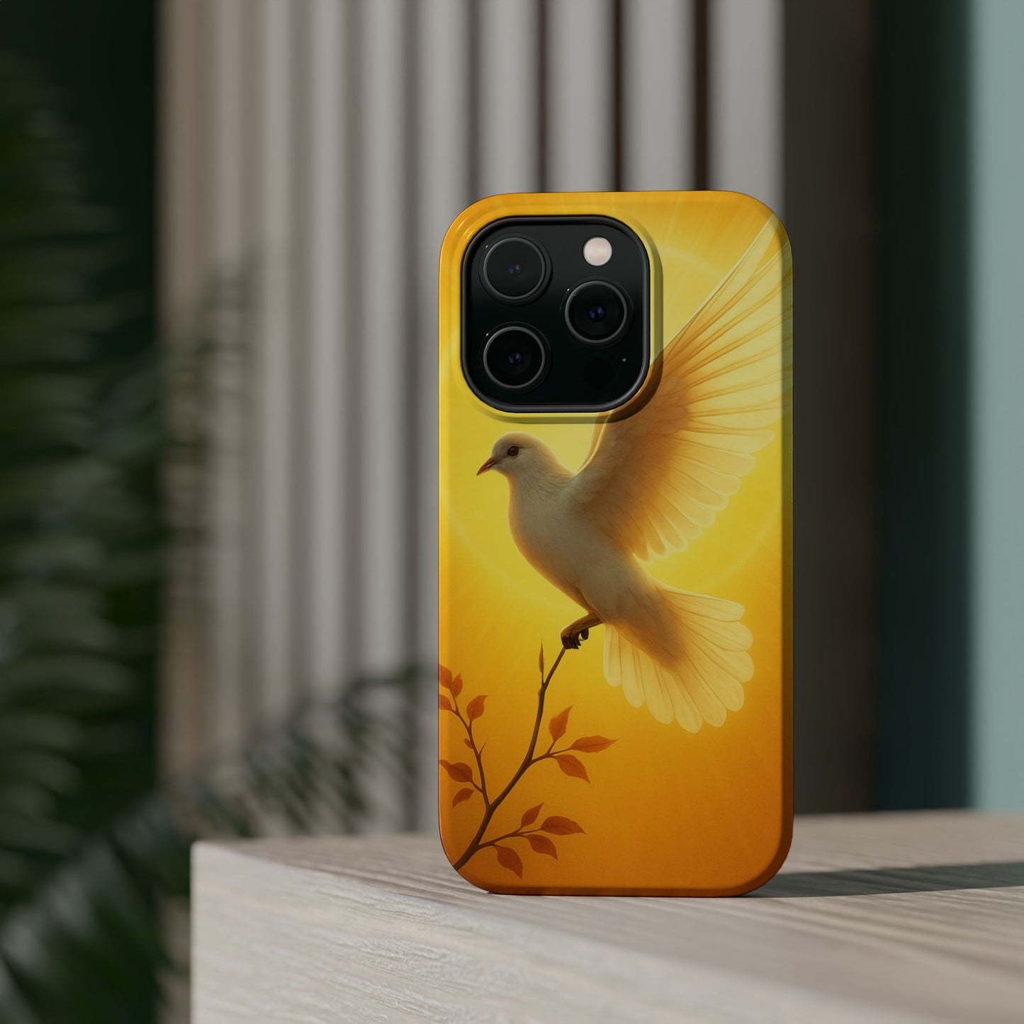 Golden Dove Magnetic Impact-Resistant Phone Case