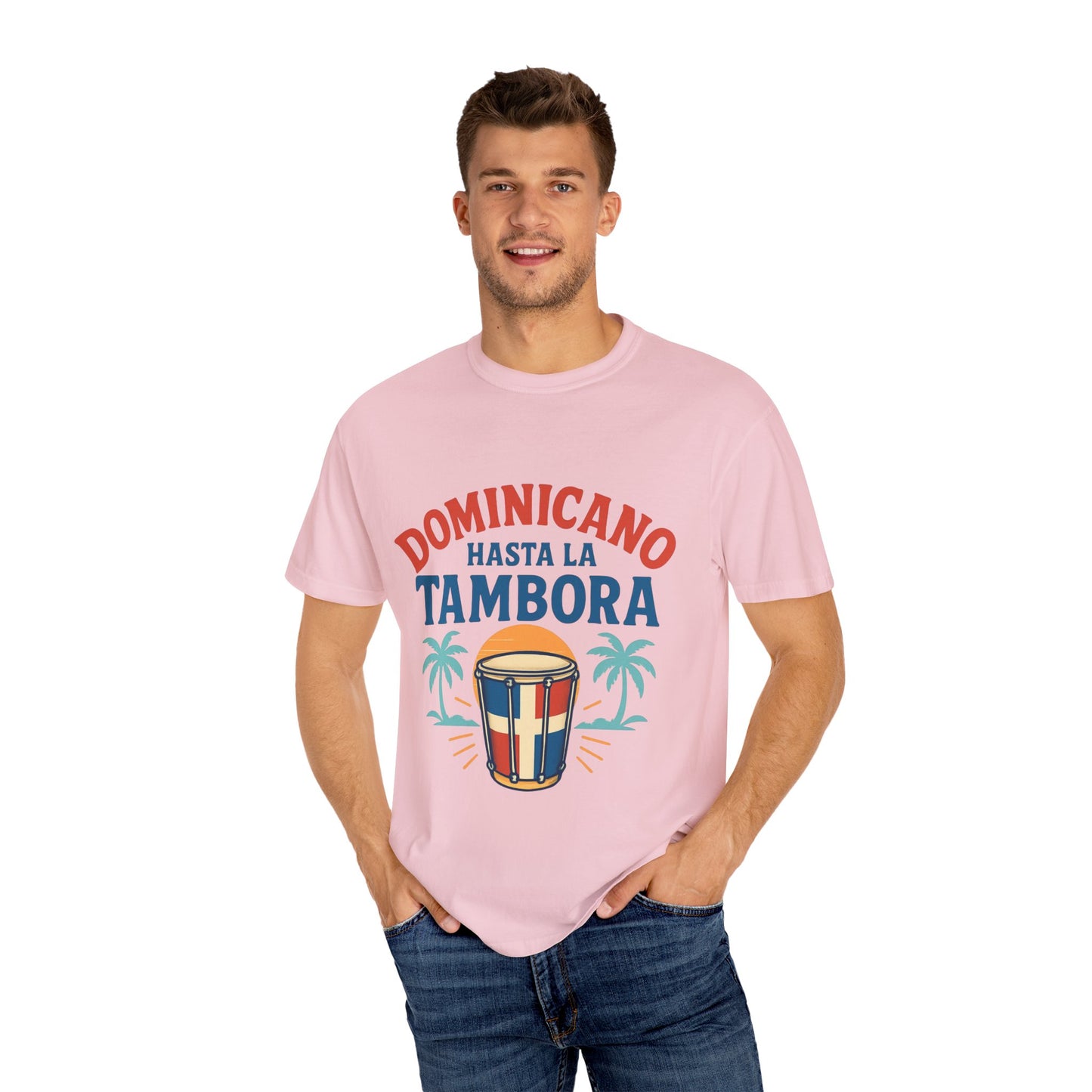 Dominican Music Graphic Tee | Unisex Garment-Dyed Shirt for Summer & Celebrations