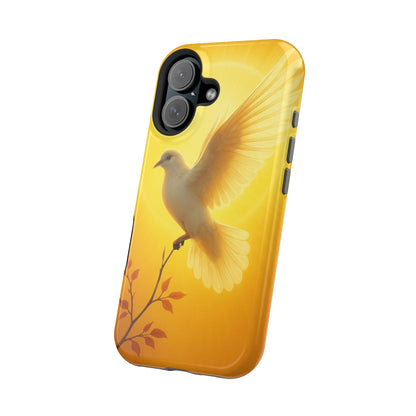 Golden Dove Magnetic Impact-Resistant Phone Case