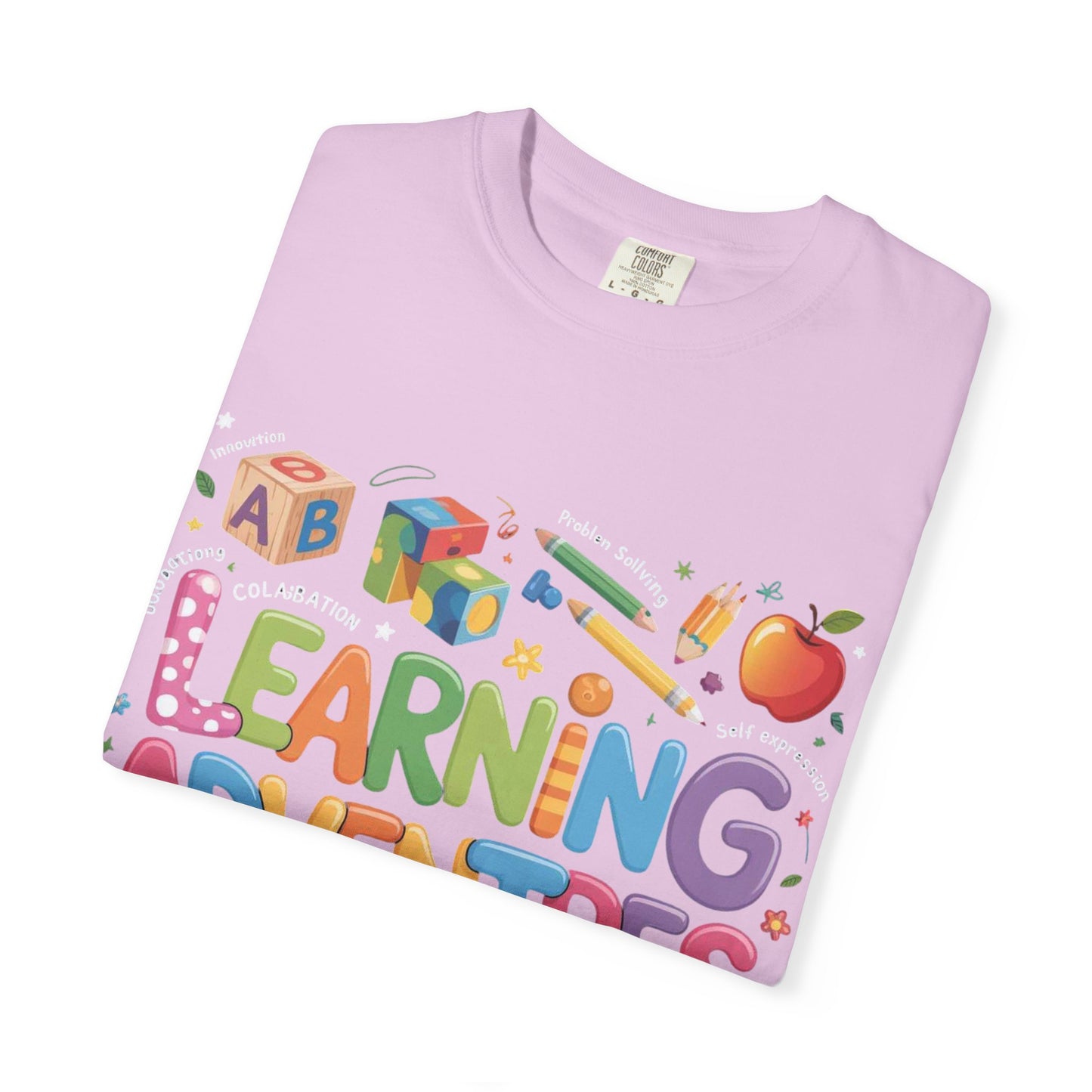 Colorful Learning Adventures T-Shirt – Fun Educational Tee for Kids & Teachers