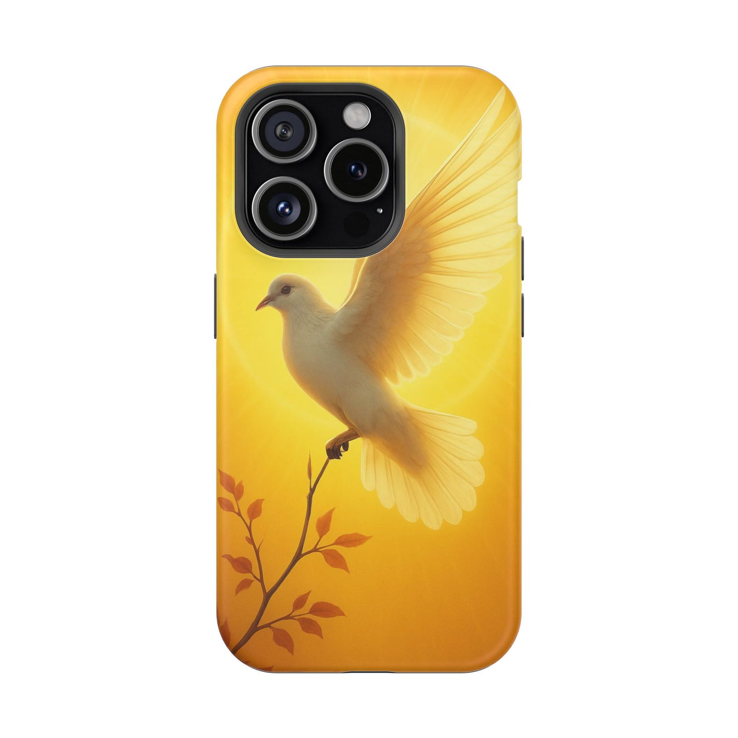 Golden Dove Magnetic Impact-Resistant Phone Case