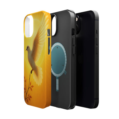 Golden Dove Magnetic Impact-Resistant Phone Case