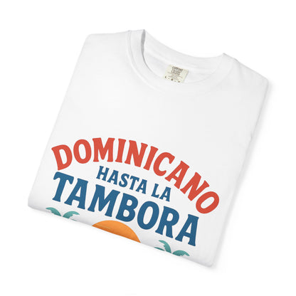Dominican Music Graphic Tee | Unisex Garment-Dyed Shirt for Summer & Celebrations