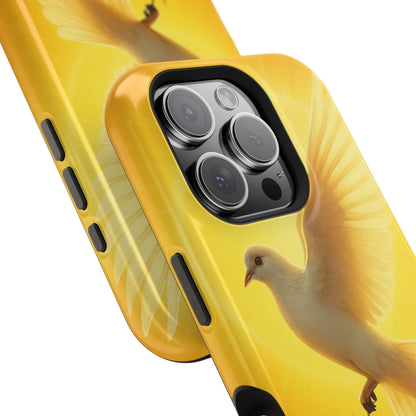 Golden Dove Magnetic Impact-Resistant Phone Case