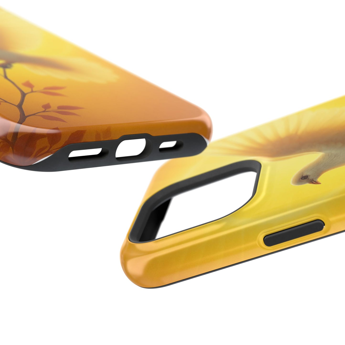 Golden Dove Magnetic Impact-Resistant Phone Case
