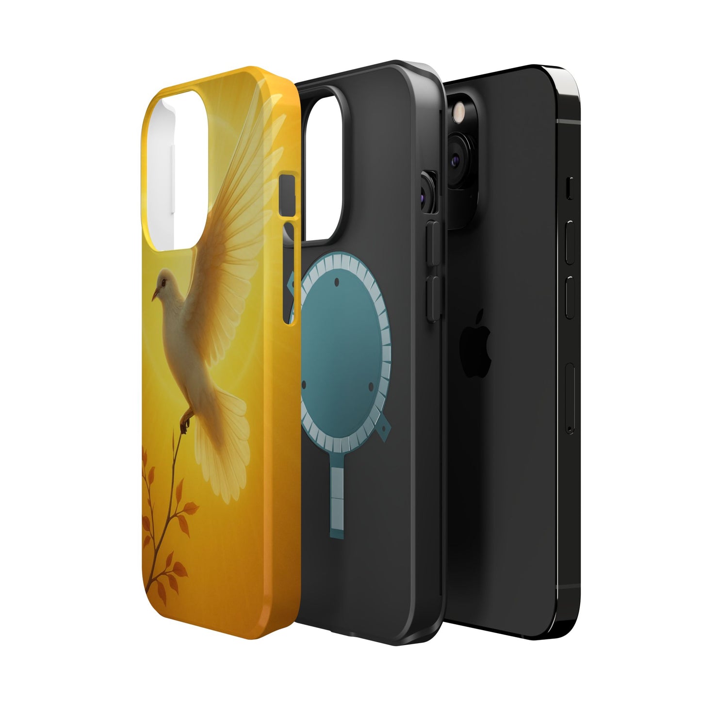 Golden Dove Magnetic Impact-Resistant Phone Case