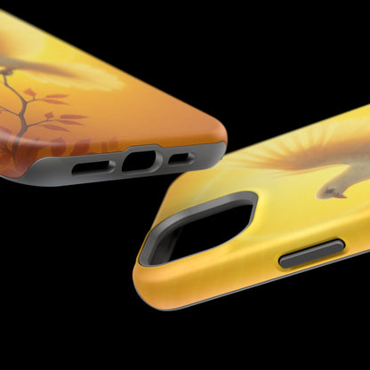 Golden Dove Magnetic Impact-Resistant Phone Case