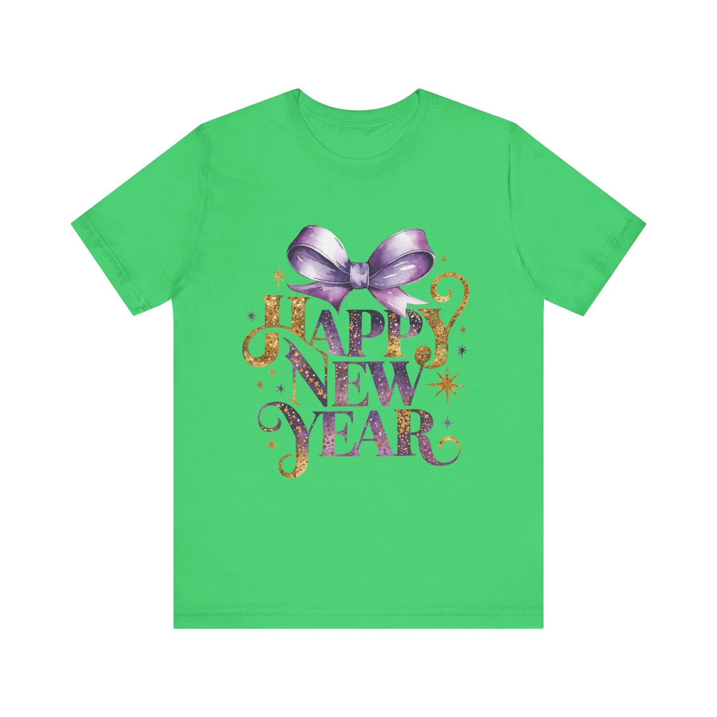 Happy New Year Unisex Jersey Tee - Festive Celebratory Shirt