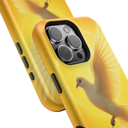 Golden Dove Magnetic Impact-Resistant Phone Case