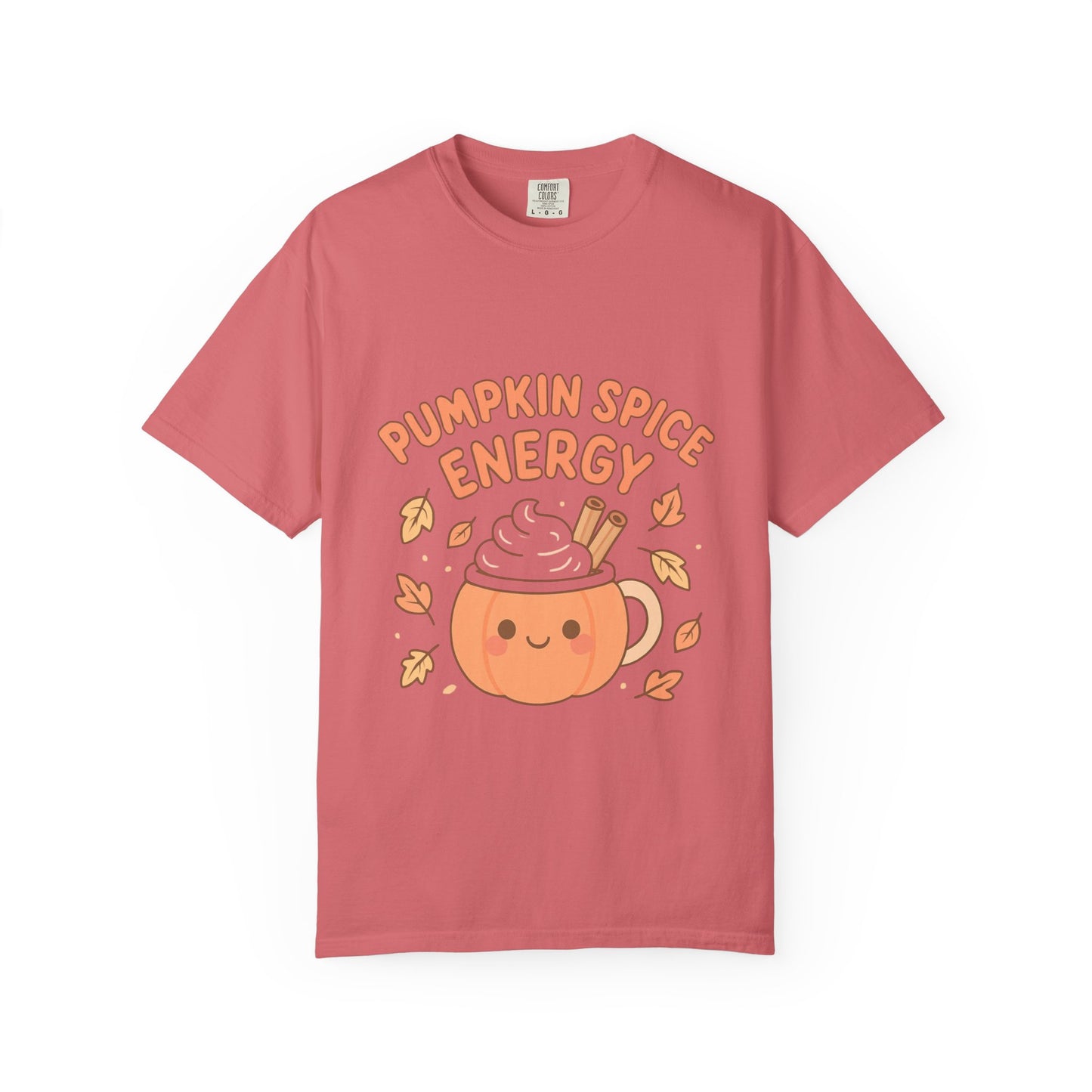 Pumpkin Spice Energy T-Shirt | Fall Fashion | Cute Autumn Tee | Cozy Seasonal Apparel | Perfect Gift for Coffee Lovers