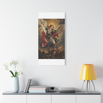 St. Michael Archangel Canvas Art Wrap – Classic Religious Wall Art