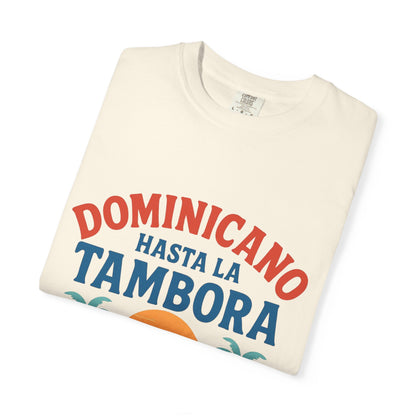 Dominican Music Graphic Tee | Unisex Garment-Dyed Shirt for Summer & Celebrations