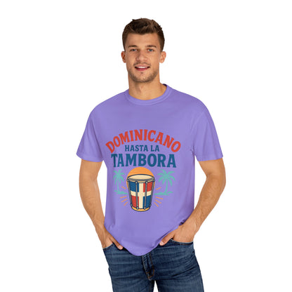 Dominican Music Graphic Tee | Unisex Garment-Dyed Shirt for Summer & Celebrations