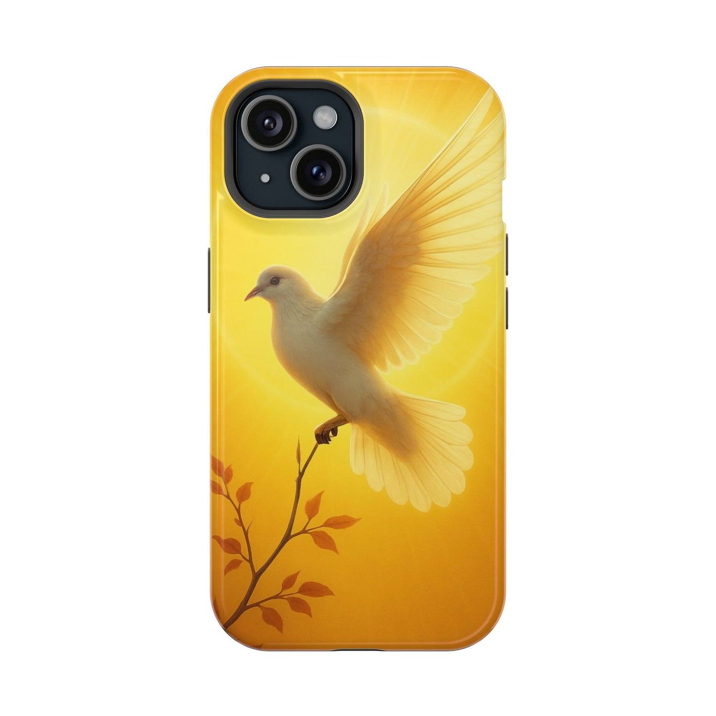 Golden Dove Magnetic Impact-Resistant Phone Case