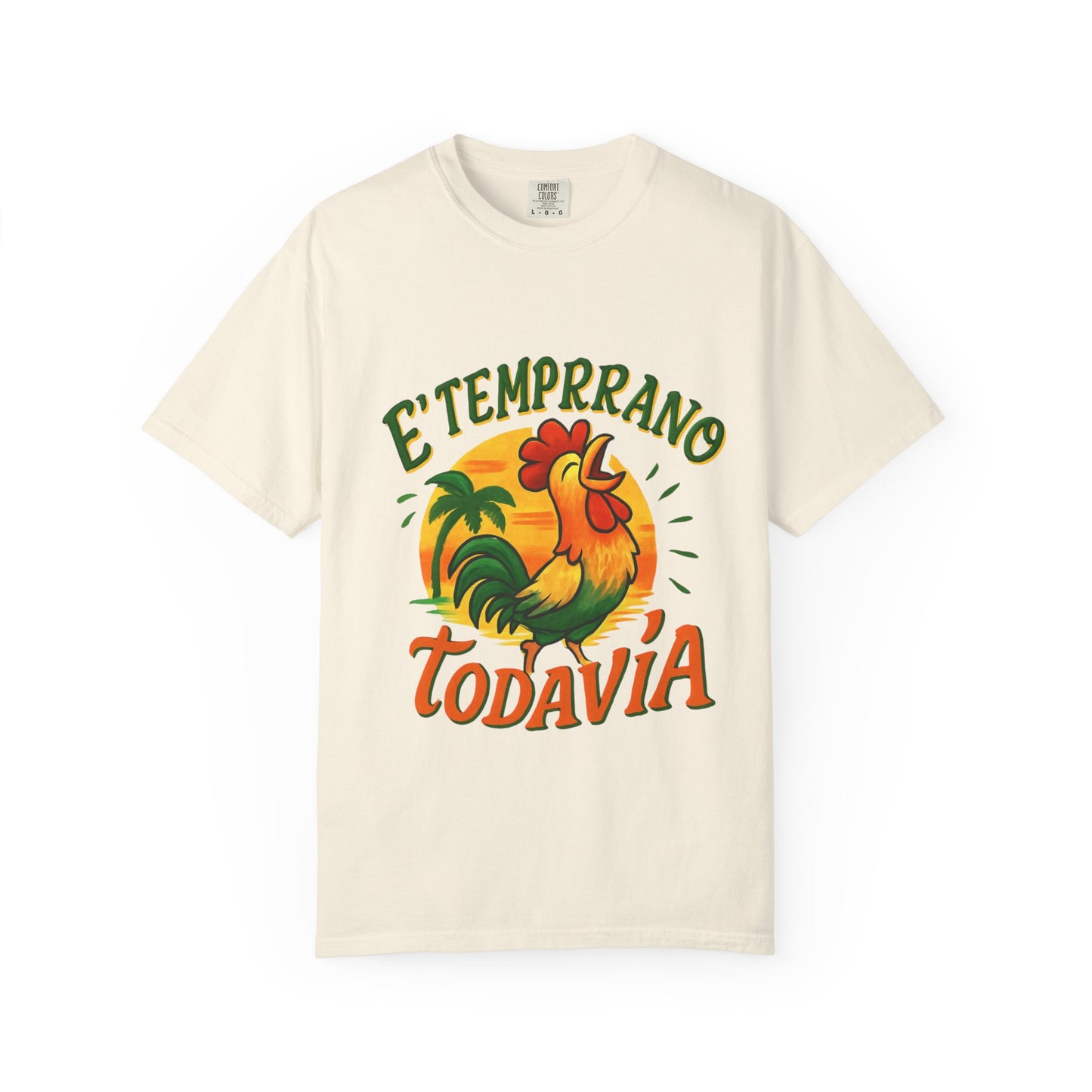 Vintage Rooster T-Shirt | Tropical Graphic Design, Perfect Gift for Summer Lovers