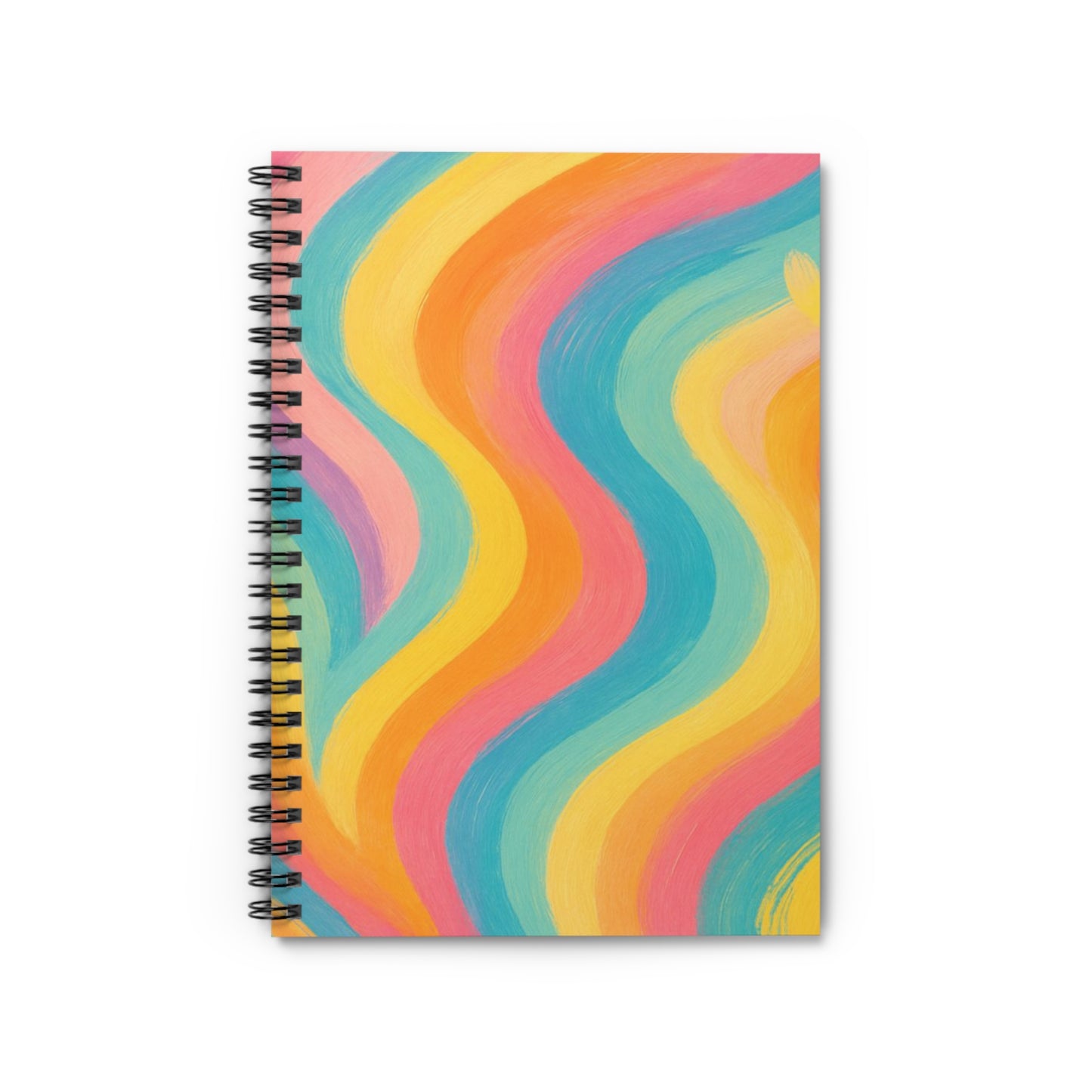 Vibrant Spiral Notebook – Bold Multicolor Design for Students & Dreamers