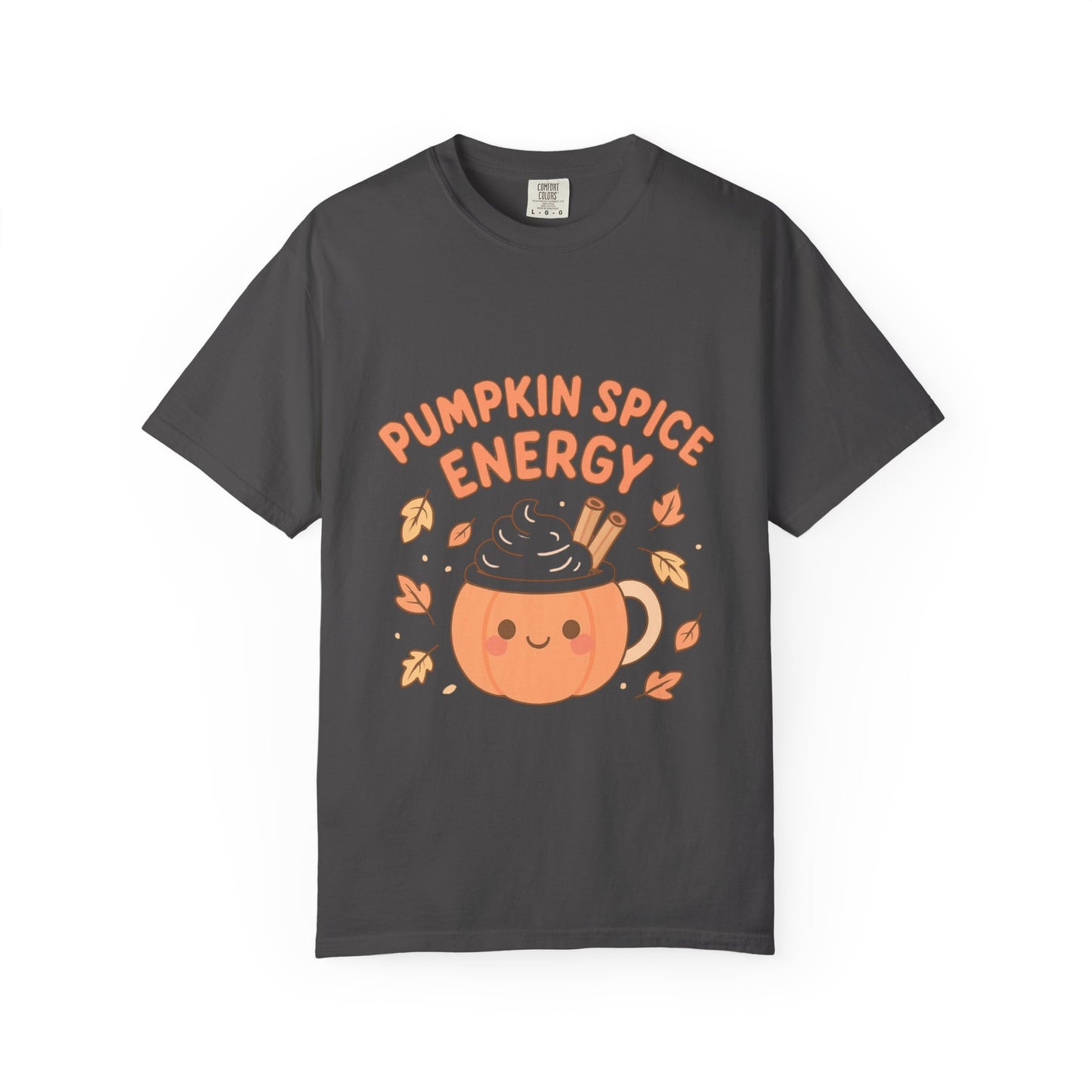 Pumpkin Spice Energy T-Shirt | Fall Fashion | Cute Autumn Tee | Cozy Seasonal Apparel | Perfect Gift for Coffee Lovers