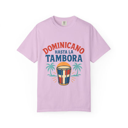 Dominican Music Graphic Tee | Unisex Garment-Dyed Shirt for Summer & Celebrations