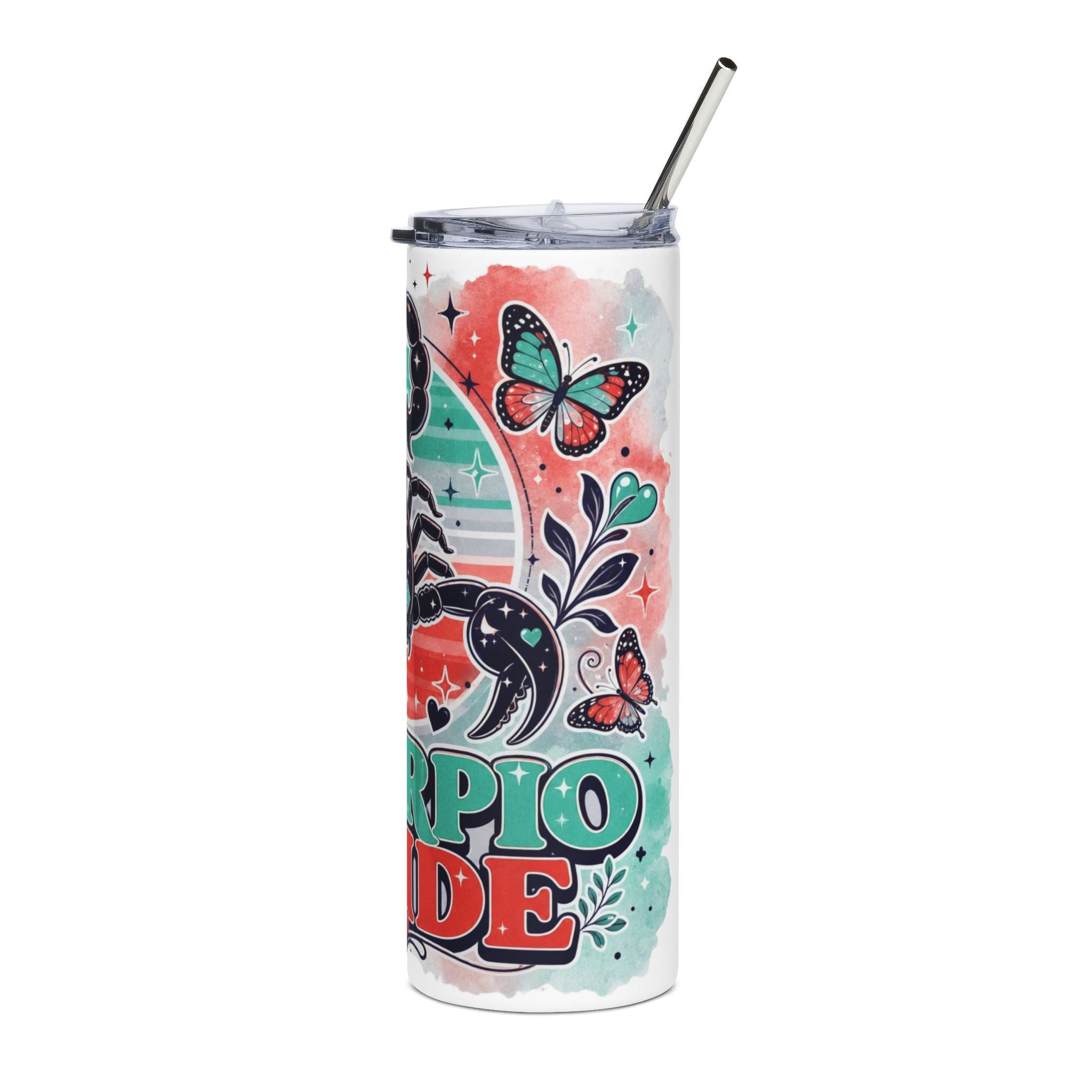 Scorpio Pride 20oz Stainless Tumbler — Zodiac Scorpion Design