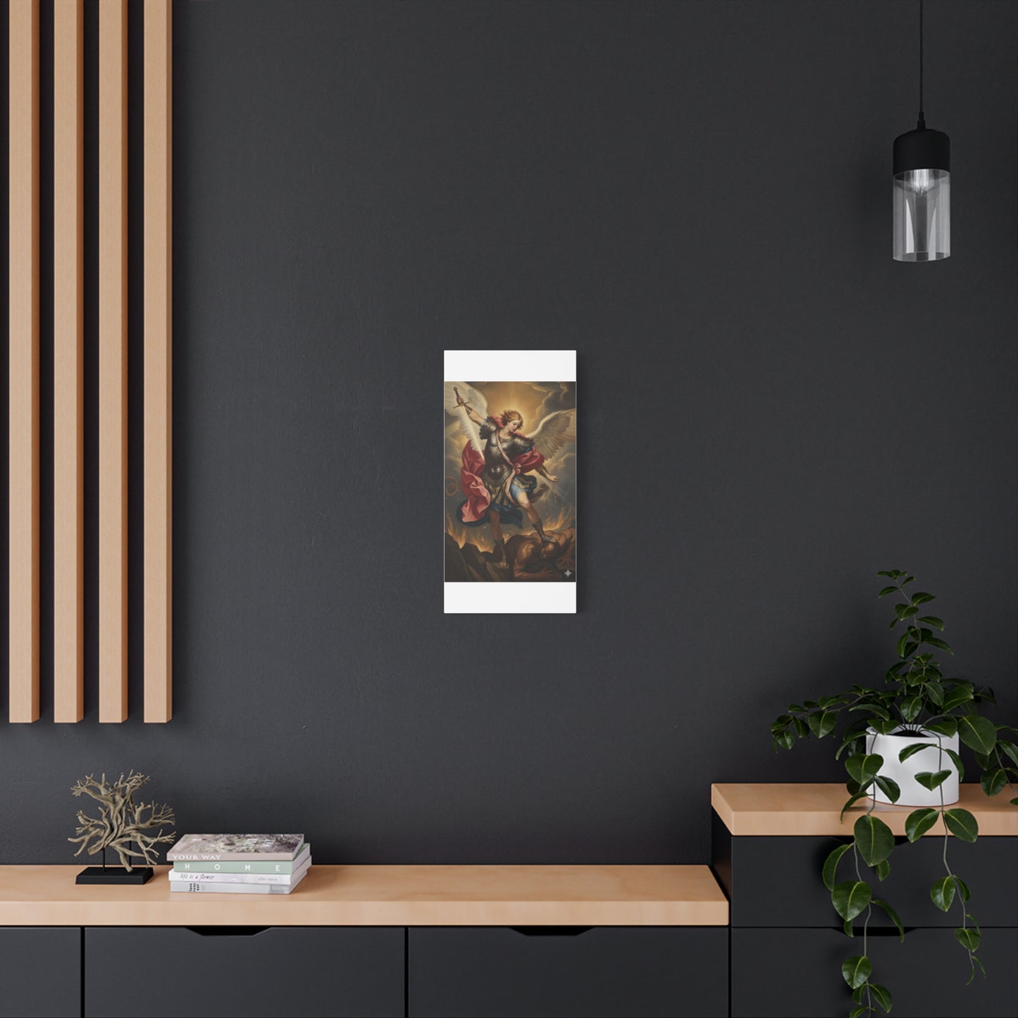 St. Michael Archangel Canvas Art Wrap – Classic Religious Wall Art