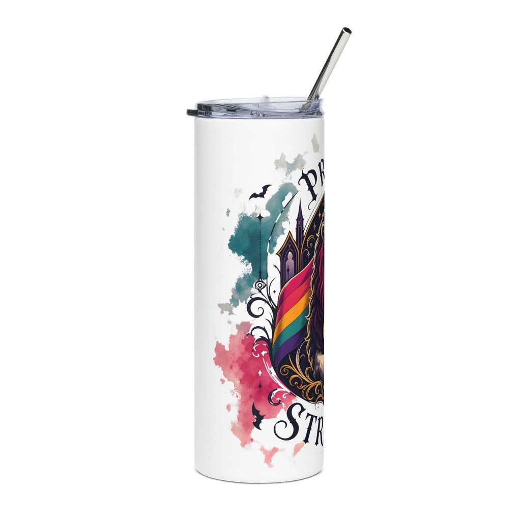 Leo Pride Stainless Steel Tumbler — 20oz Lion 'Pride & Strength' Travel Cup