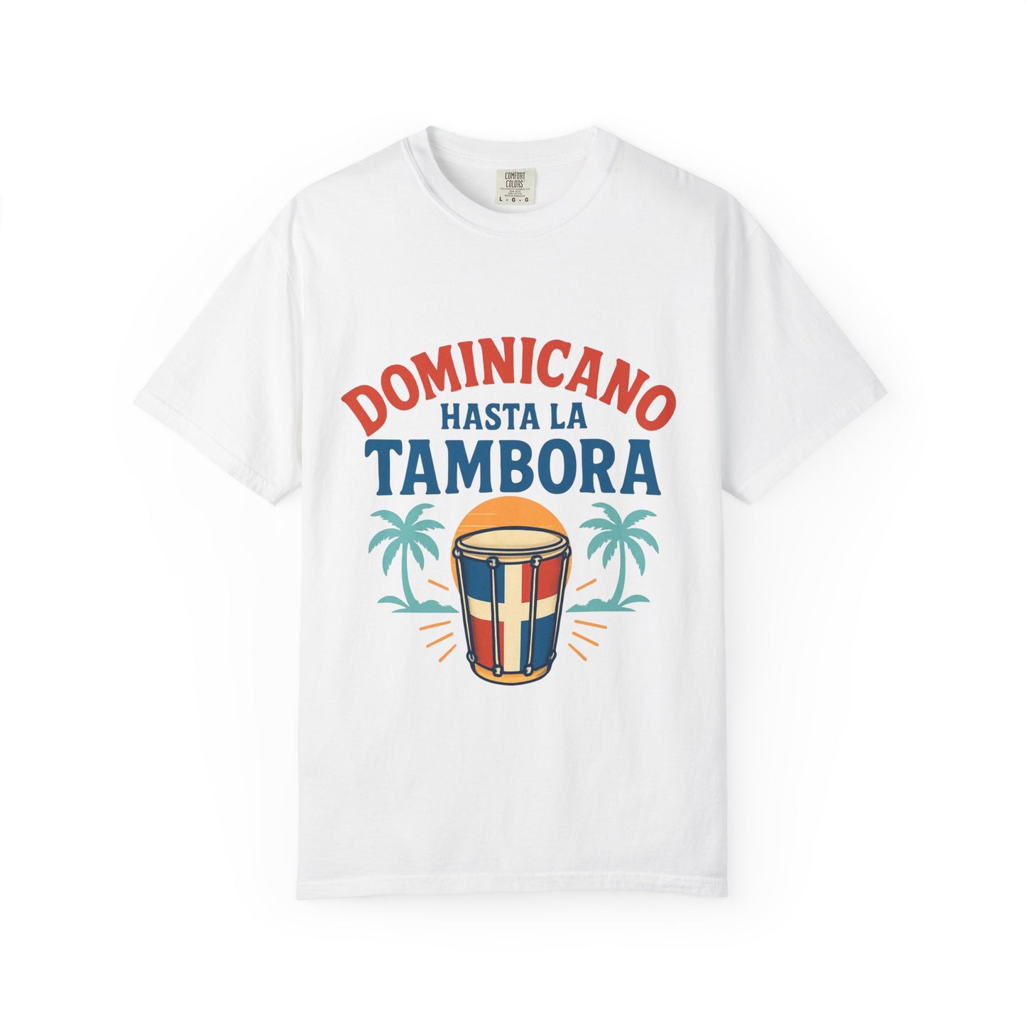 Dominican Music Graphic Tee | Unisex Garment-Dyed Shirt for Summer & Celebrations
