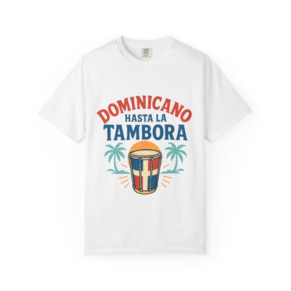 Dominican Music Graphic Tee | Unisex Garment-Dyed Shirt for Summer & Celebrations