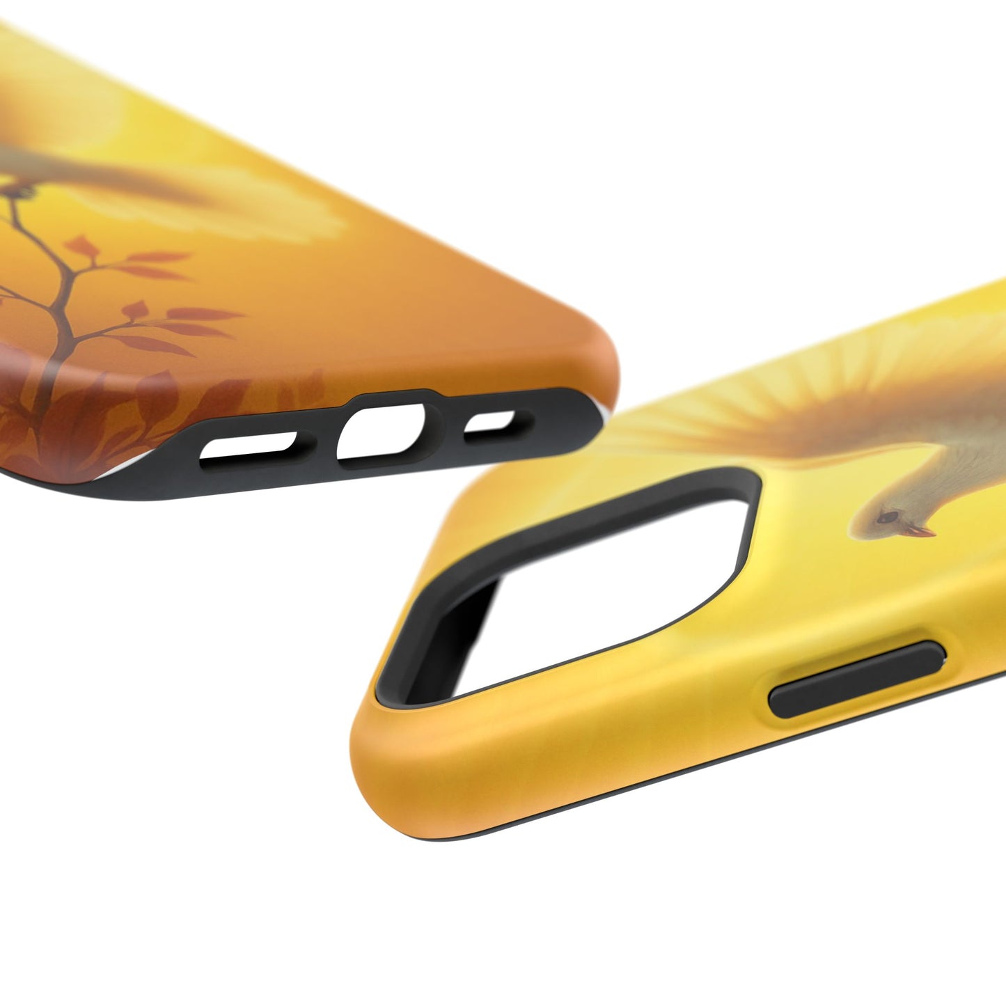 Golden Dove Magnetic Impact-Resistant Phone Case