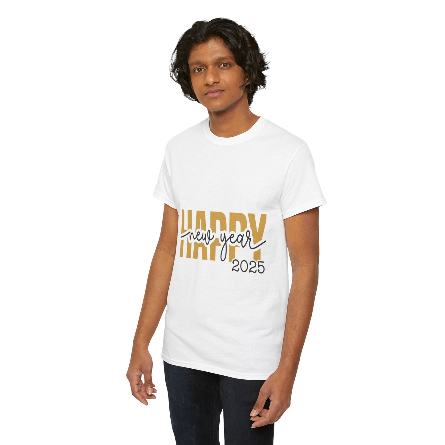 Happy New Year 2025 Unisex Heavy Cotton Tee