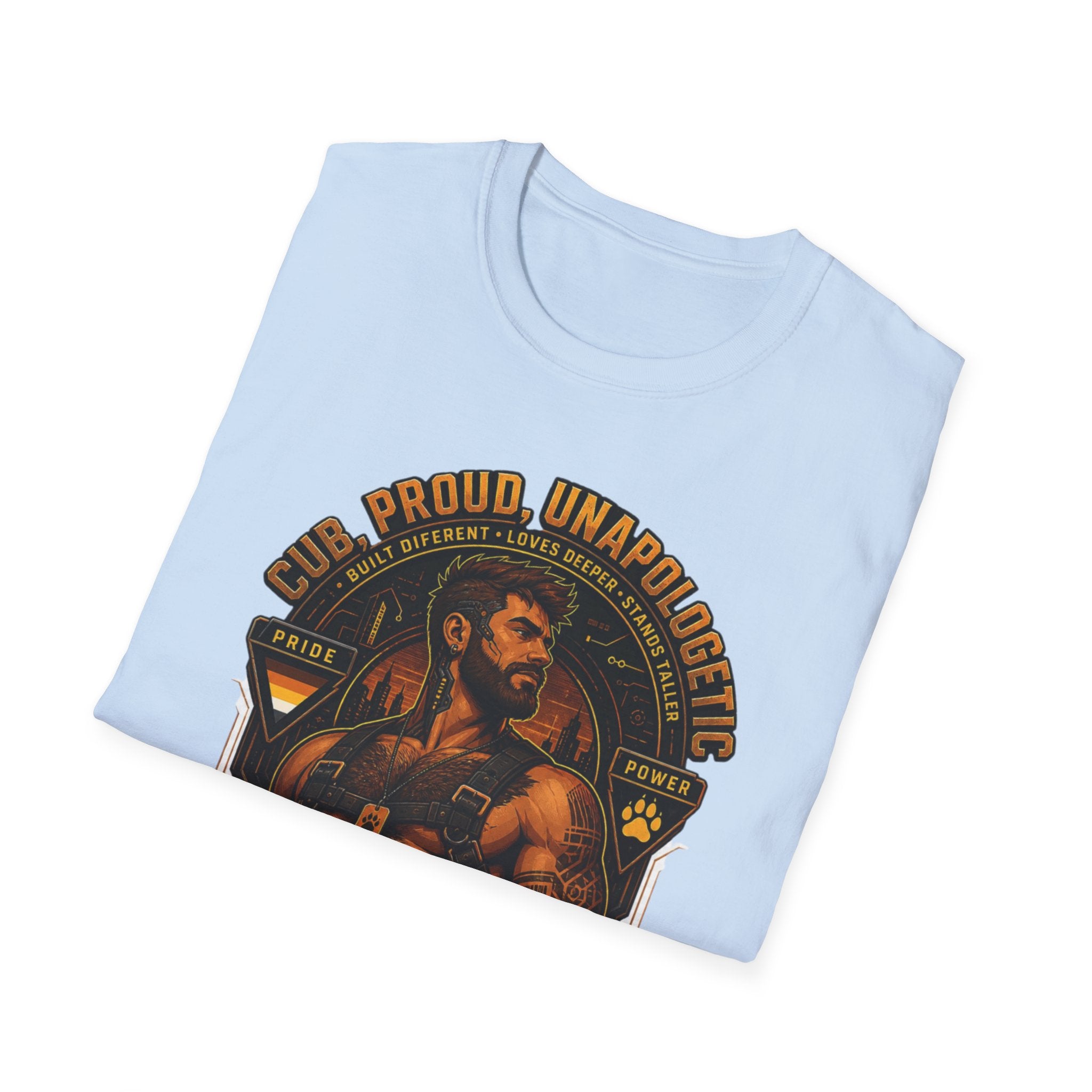 Built in Hardness Wired for Love T-Shirt — Proud, Unapologetic Mens Graphic Tee