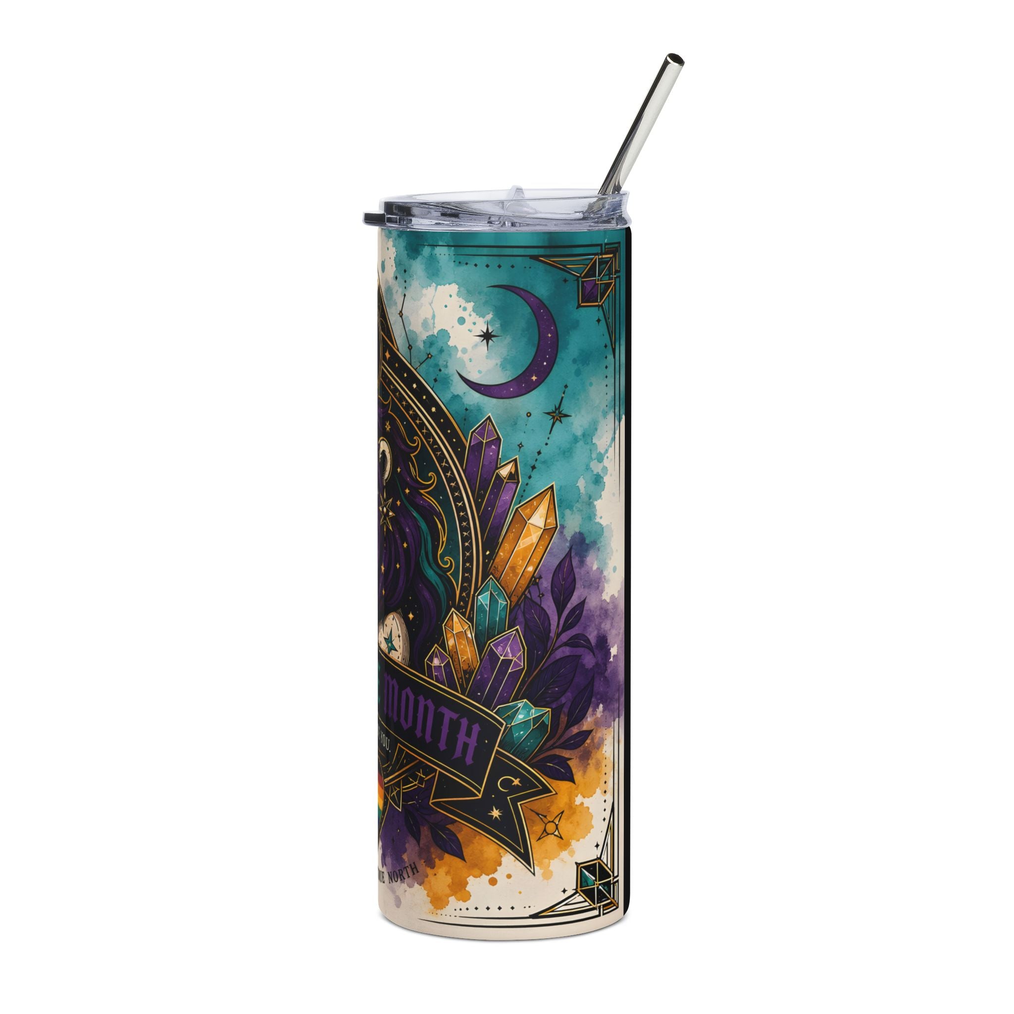 Leo Pride Stainless Steel Tumbler — 20oz Gay Pride Lion Design