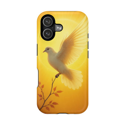 Golden Dove Magnetic Impact-Resistant Phone Case